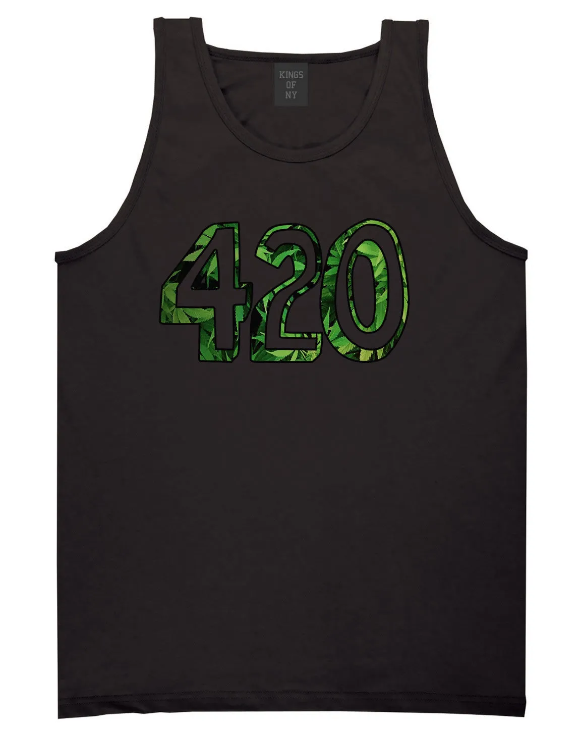 420 Weed Marijuana Print Tank Top