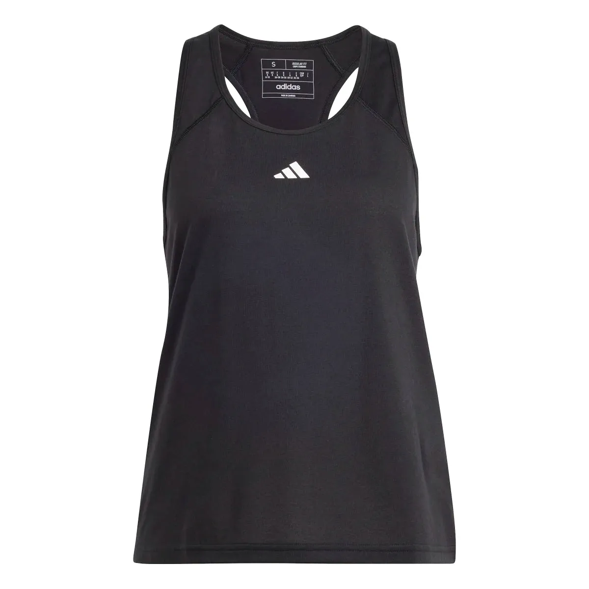 adidas Women's Train Essentials Minimal Branding Racerback Tank Top