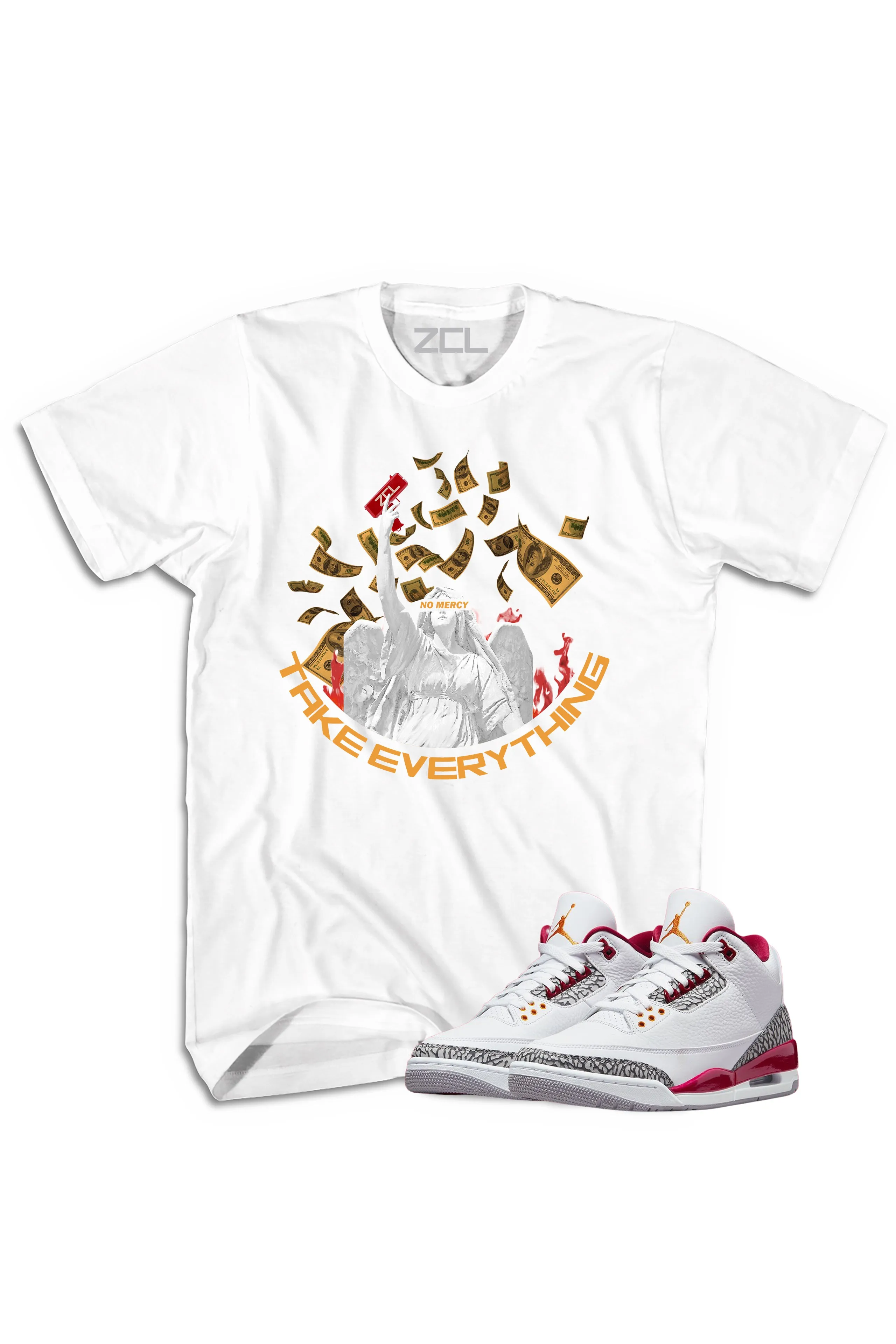 Air Jordan 3 "Take Everything" Tee Cardinal Red