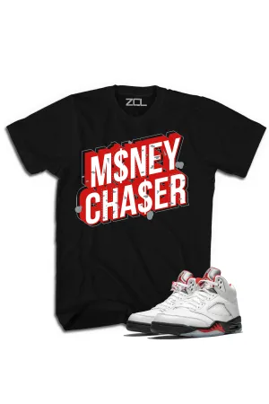 Air Jordan 5 Retro "Money Chaser" Tee (Fire Red)