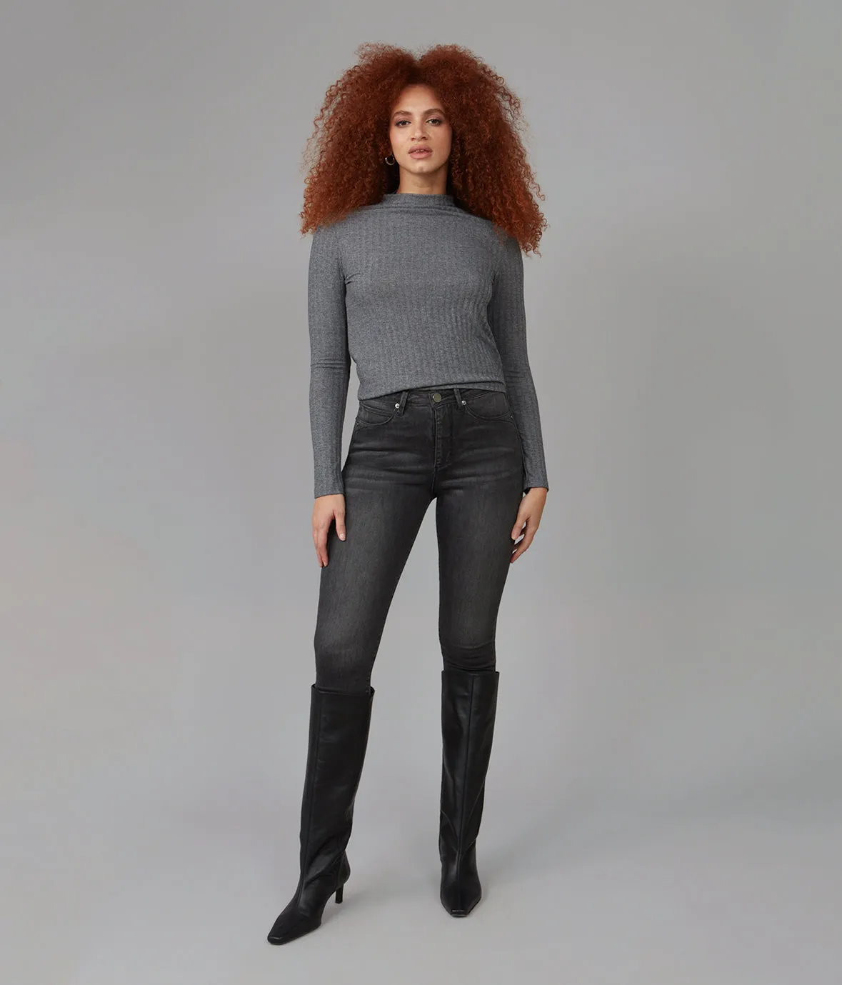 ALEXA-SG High Rise Skinny Jeans