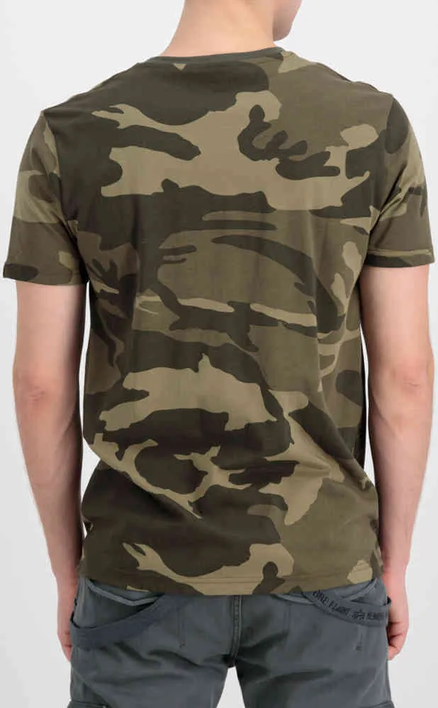 Alpha Industries Basic Camo T-Shirt, Olive