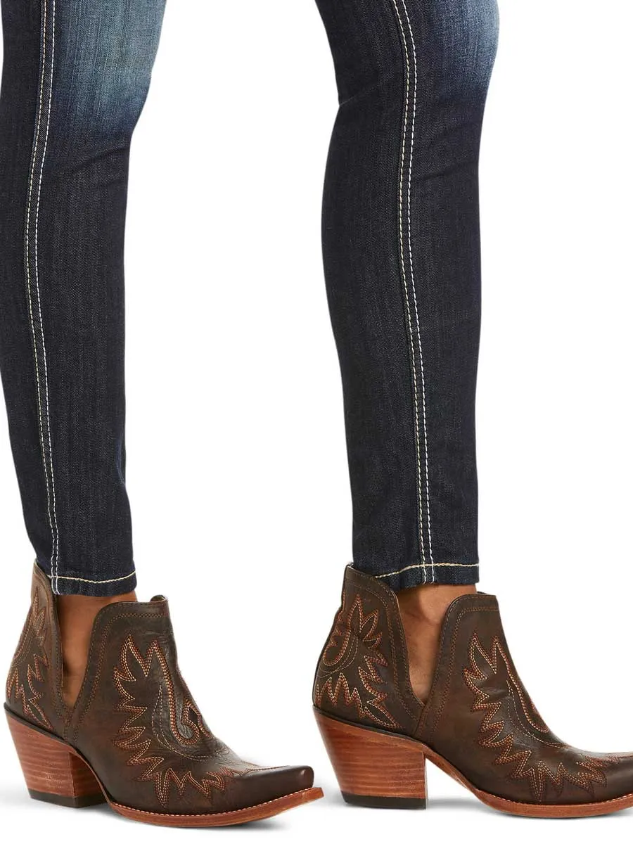 ARIAT R.E.A.L Ella Skinny Jeans - Ladies - Mid Rise Outseam