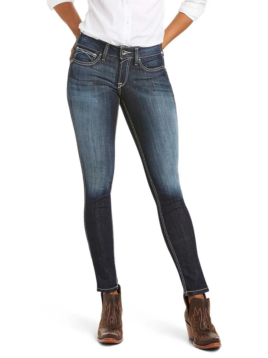 ARIAT R.E.A.L Ella Skinny Jeans - Ladies - Mid Rise Outseam