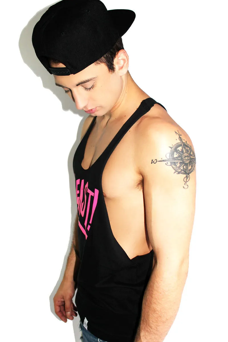 Beast String Tank-Black