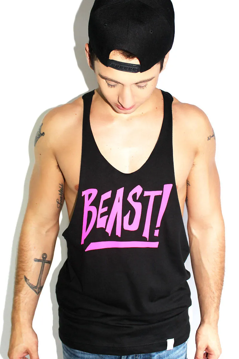 Beast String Tank-Black