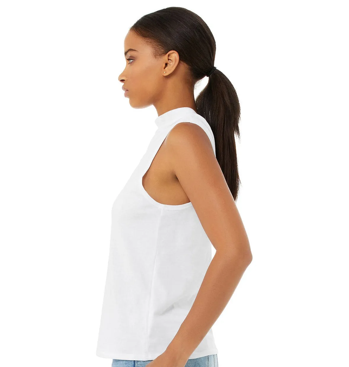 Bella   Canvas FWD Fashion Ladies' Mock Neck Tank