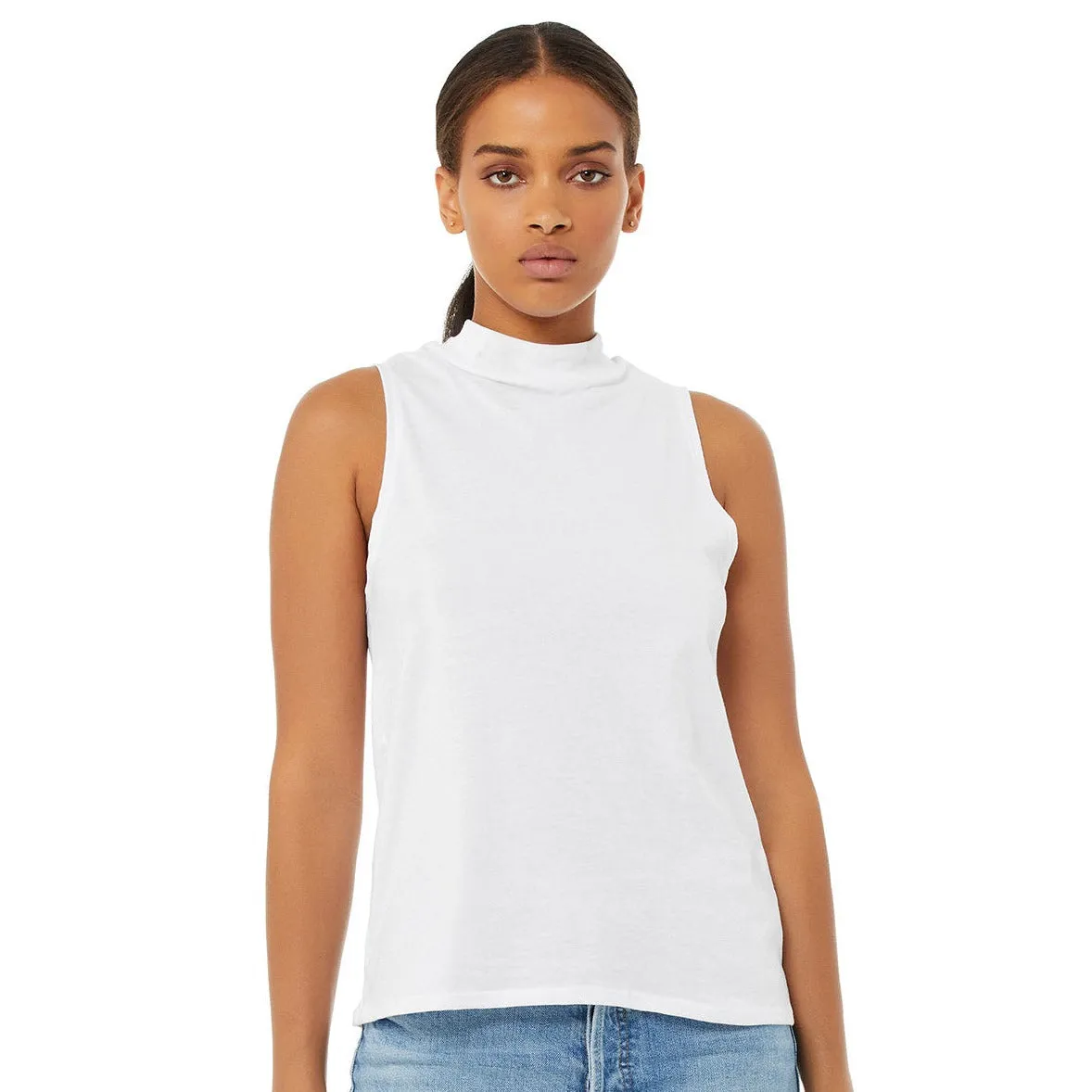 Bella   Canvas FWD Fashion Ladies' Mock Neck Tank