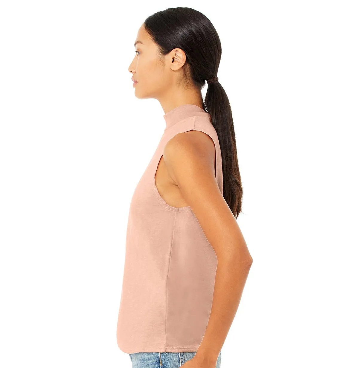 Bella   Canvas FWD Fashion Ladies' Mock Neck Tank