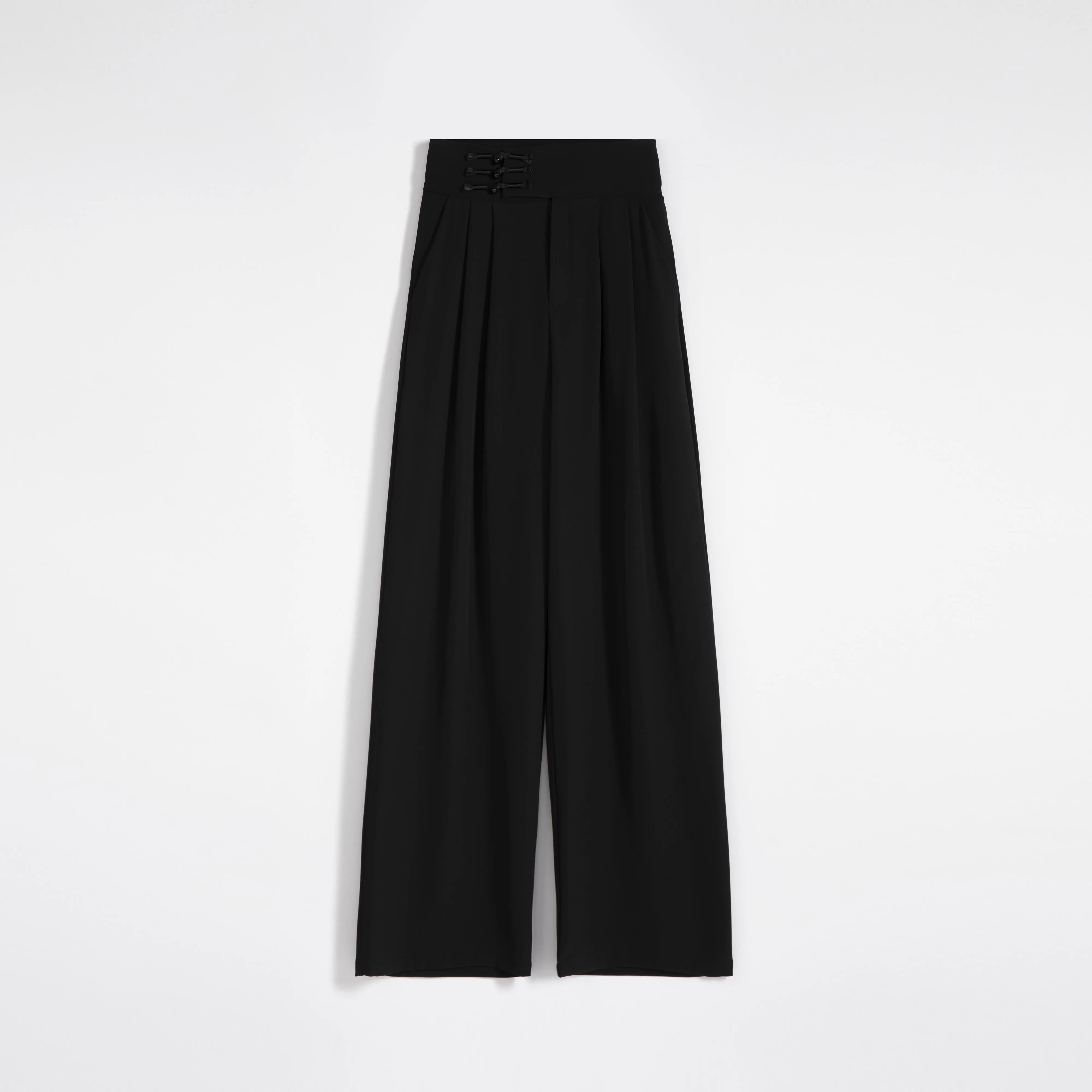 Casual Silky High-Waisted Straight-Leg Slimming Pants