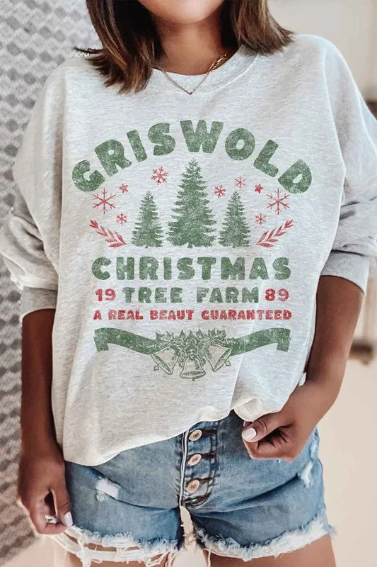 Christmas Tree Farm Graphic Sweatshirt