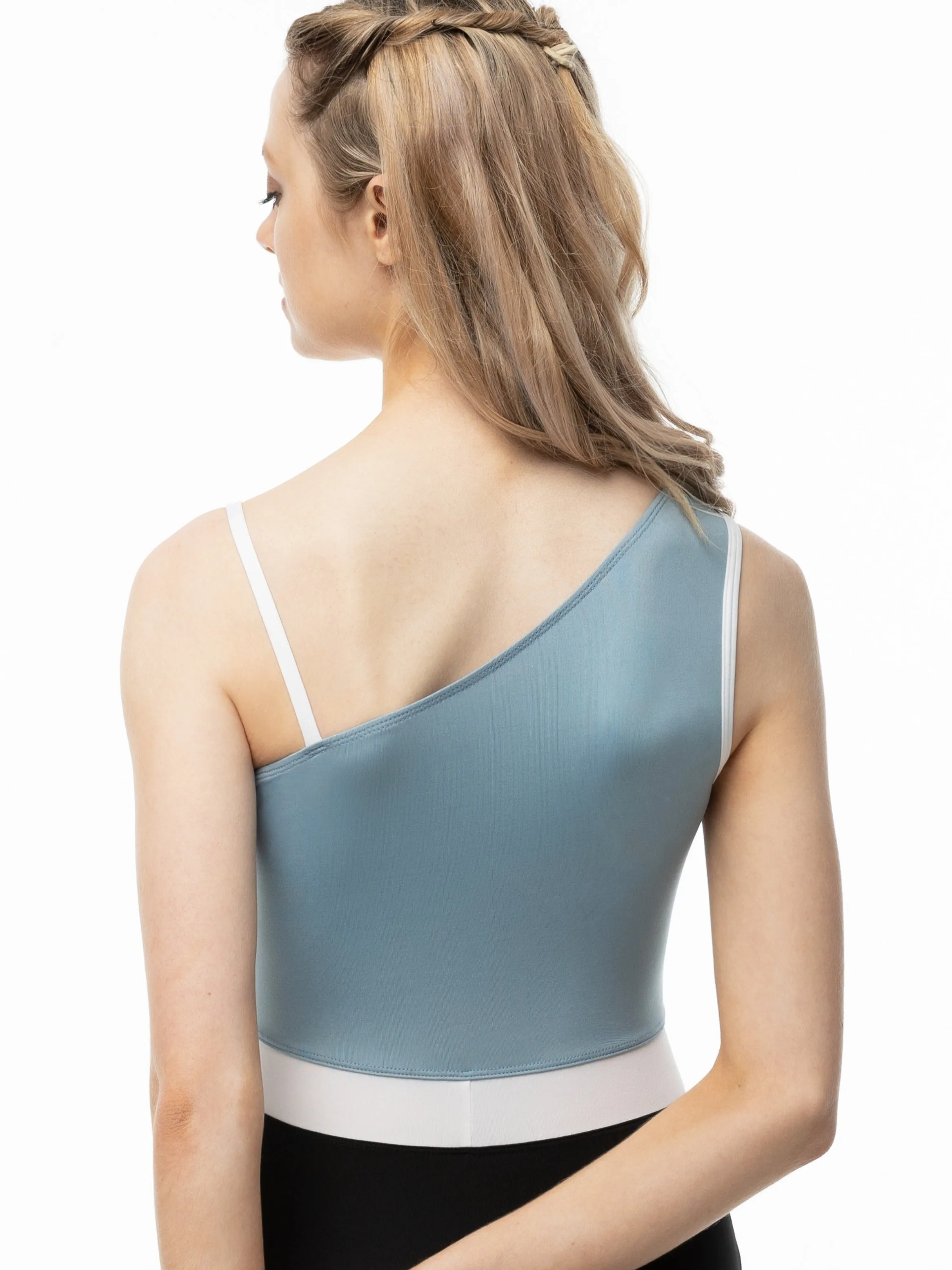 Chromatic One Shoulder Tank Leotard