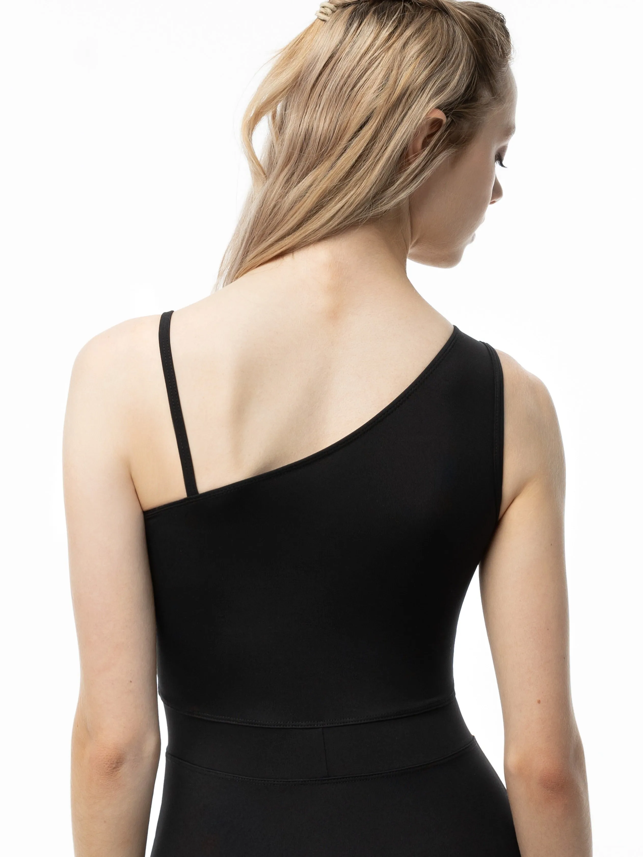 Chromatic One Shoulder Tank Leotard