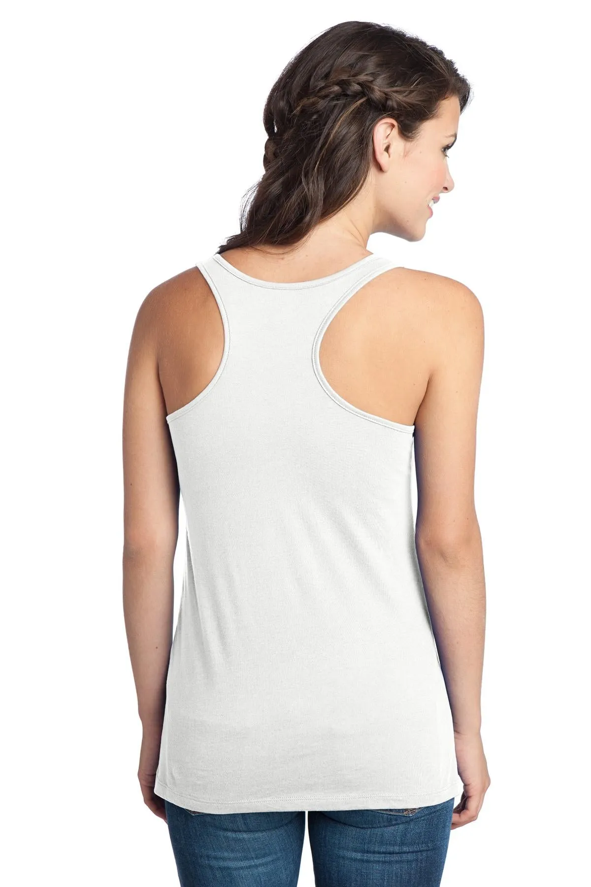 District - Juniors 60/40 Racerback Tank. DT237