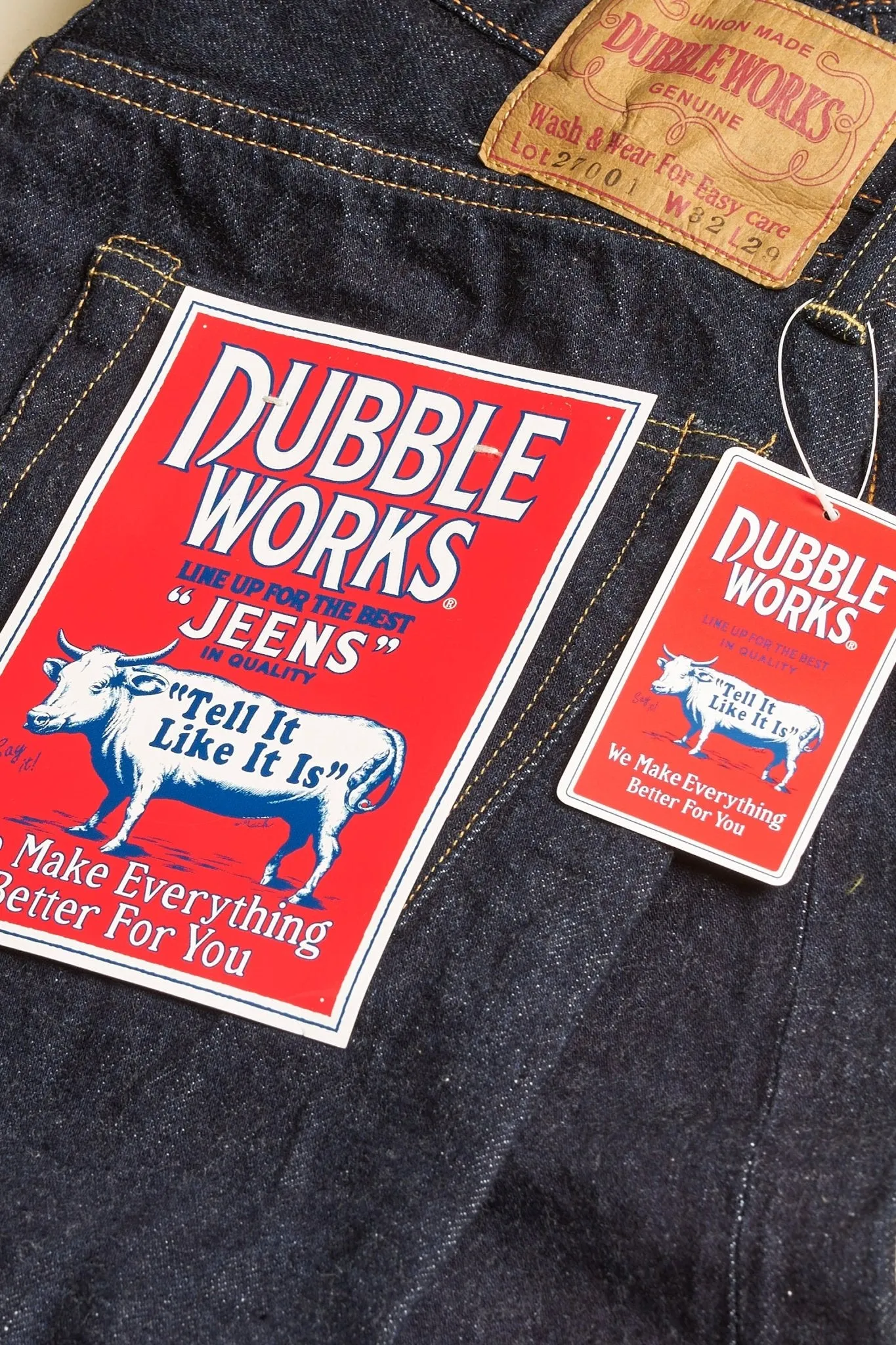 Dubble Works Lot 27001 "Standard" Straight Selvedge Denim