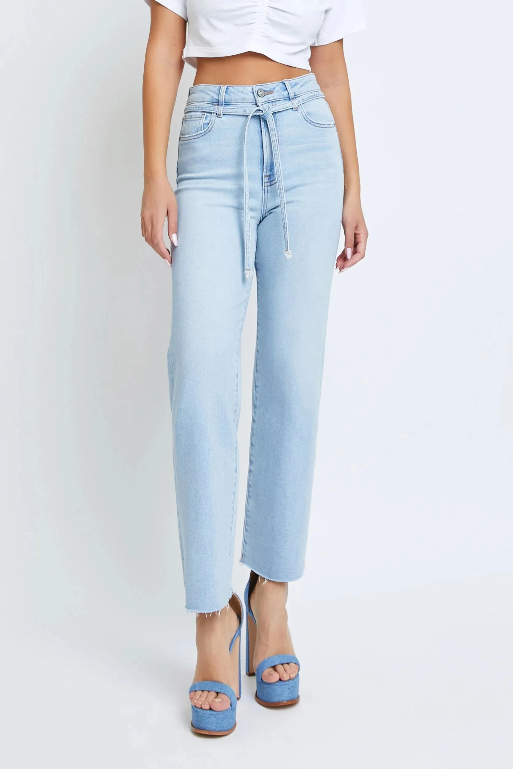 Ella Belted Hi Rise Jean