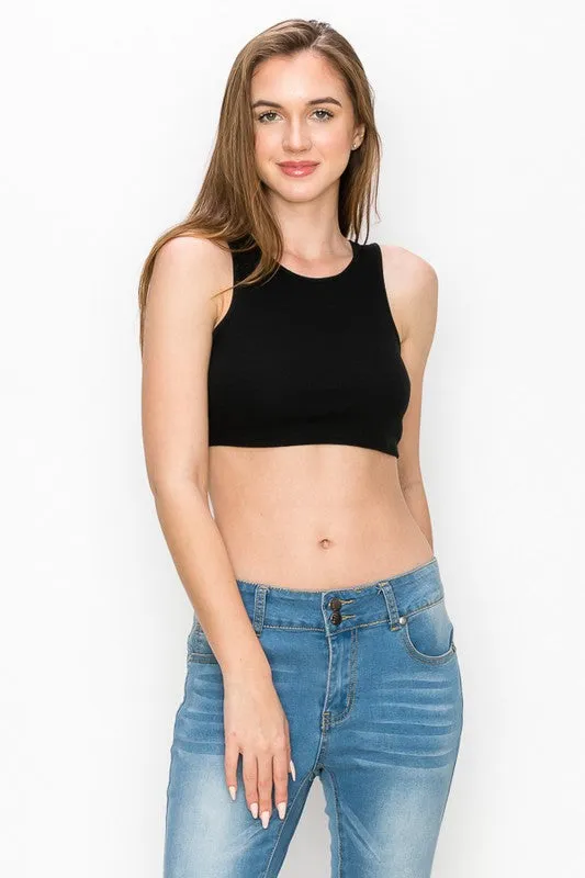 Exposure Cotton Crop Bra Top