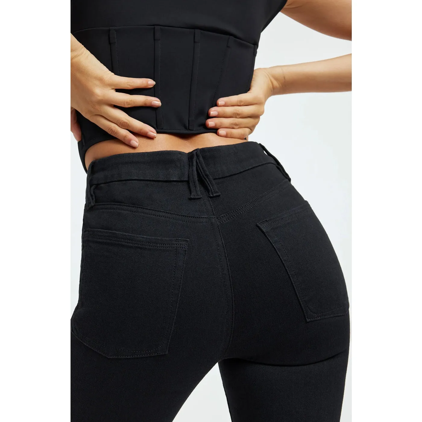 GA Power On Stretch Black Skinny Jeans