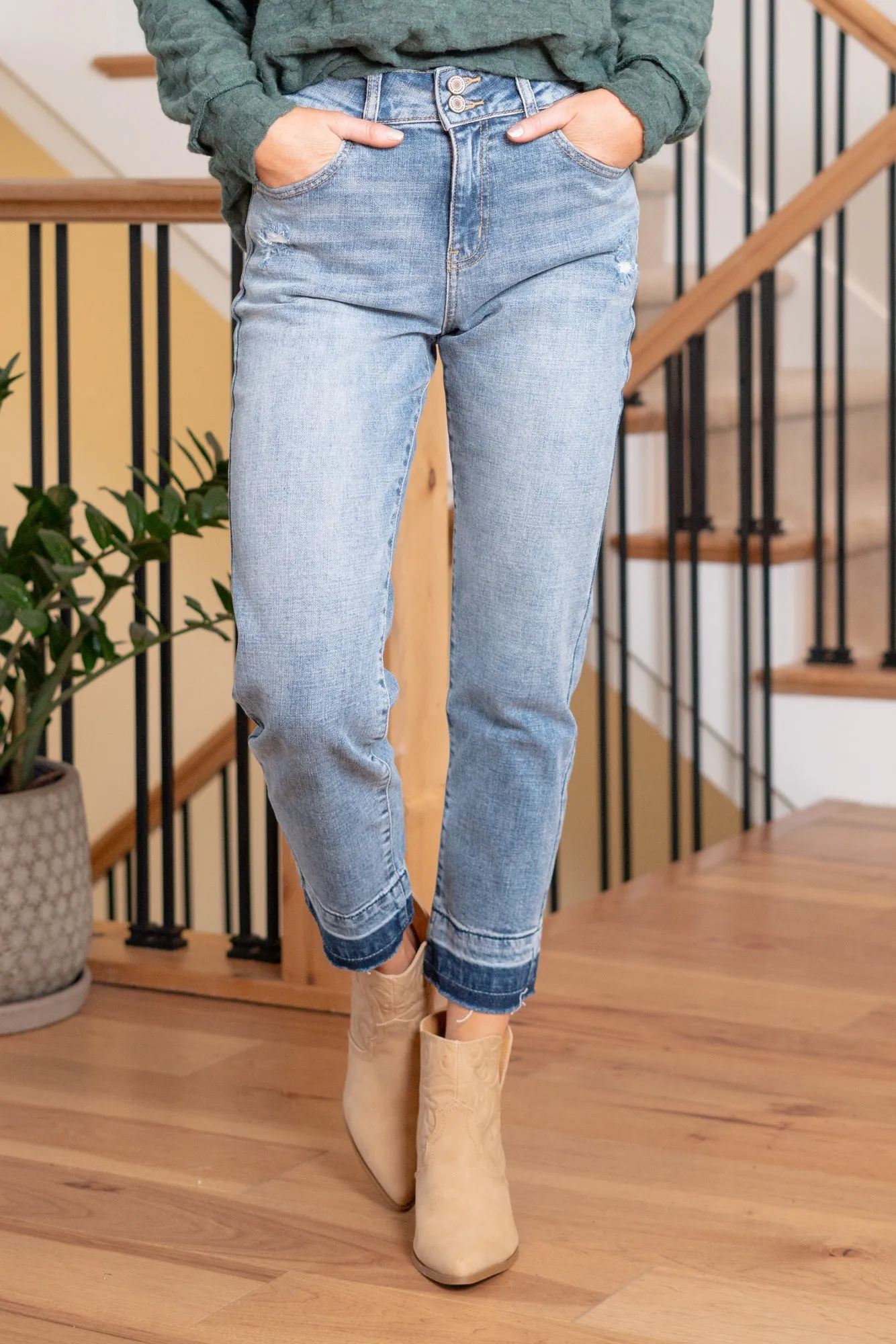 Georgia Ultra High Rise Slim Straight