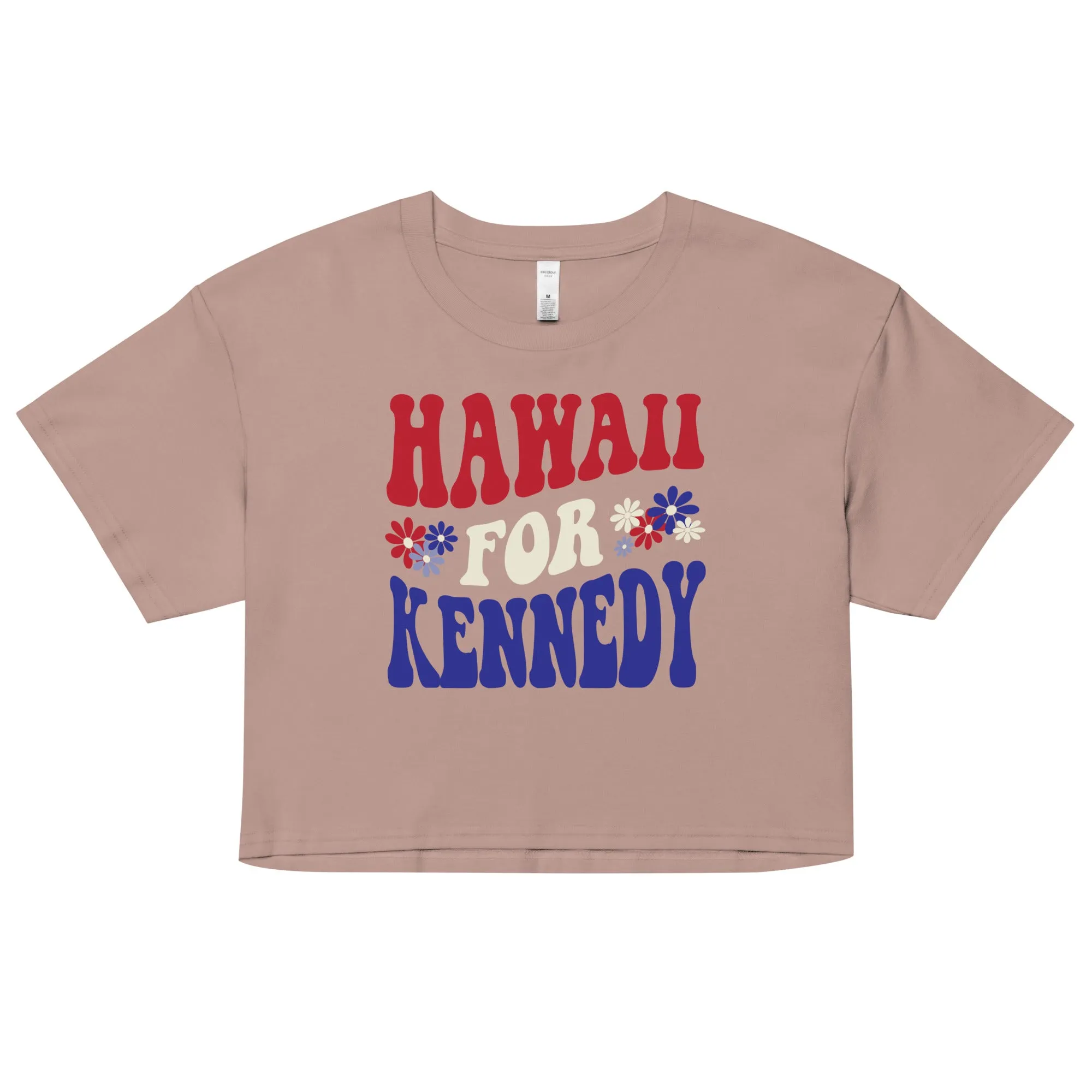 Hawaii for Kennedy Groovy Women’s Crop Top