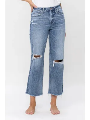 High Rise Stretch Dad Jean