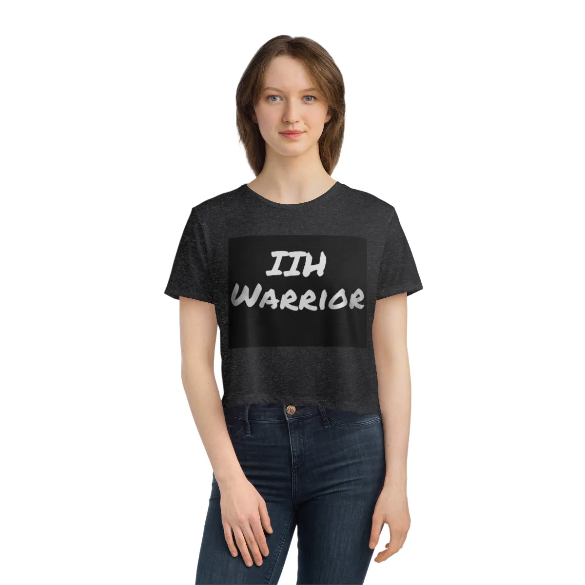 IIH Warrior - Brave -Strong -Resilient -Women's Flowy Cropped Tee