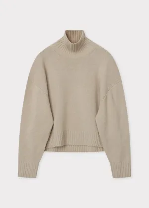 KENDRA SOFT LAMB KNIT| TAUPE MEL