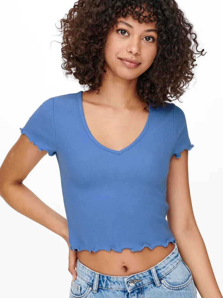 Kika Vneck Short Sleeve Top