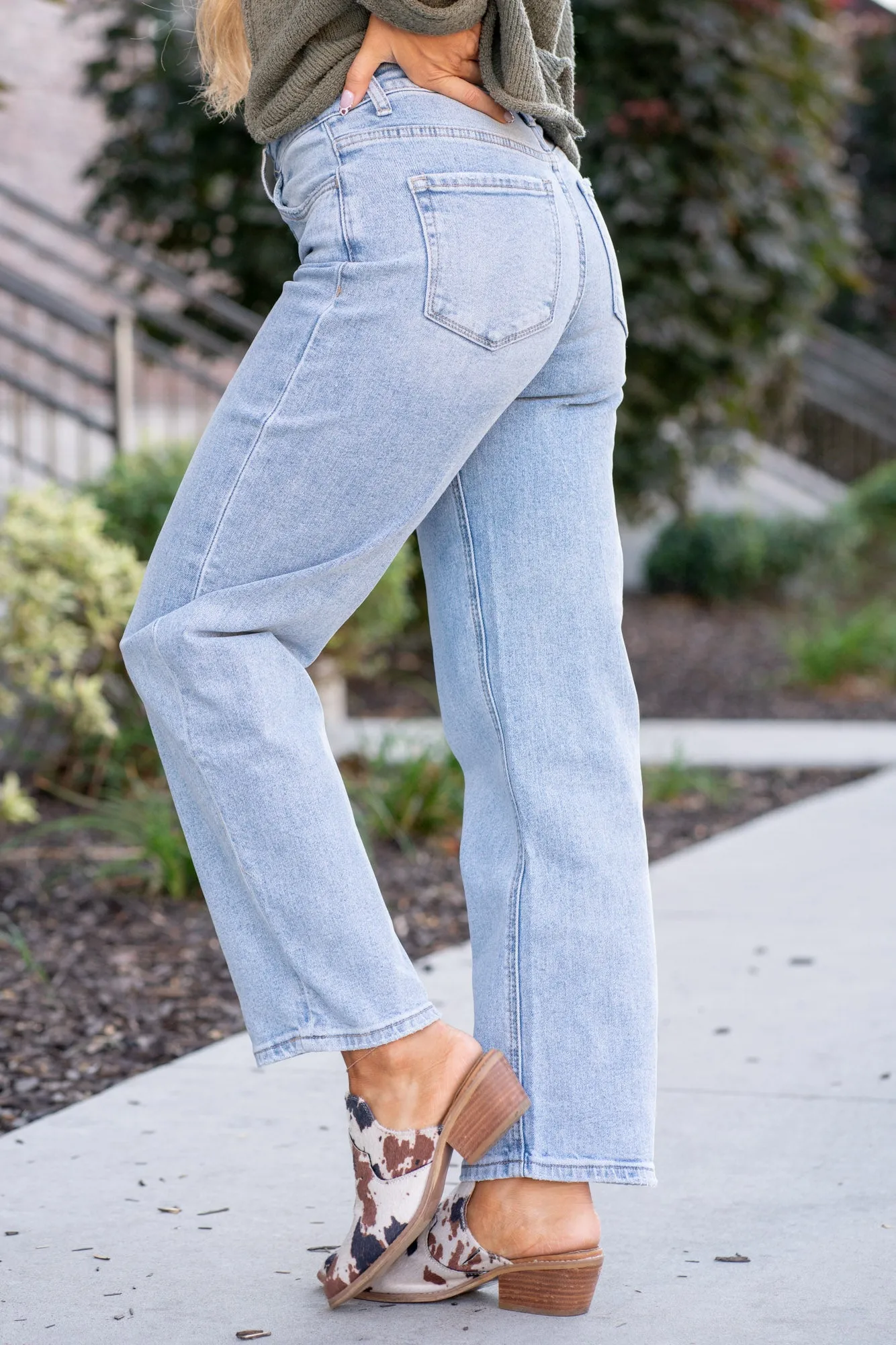 Liking Super High Rise Barrel Jeans Regular & Plus Sizes