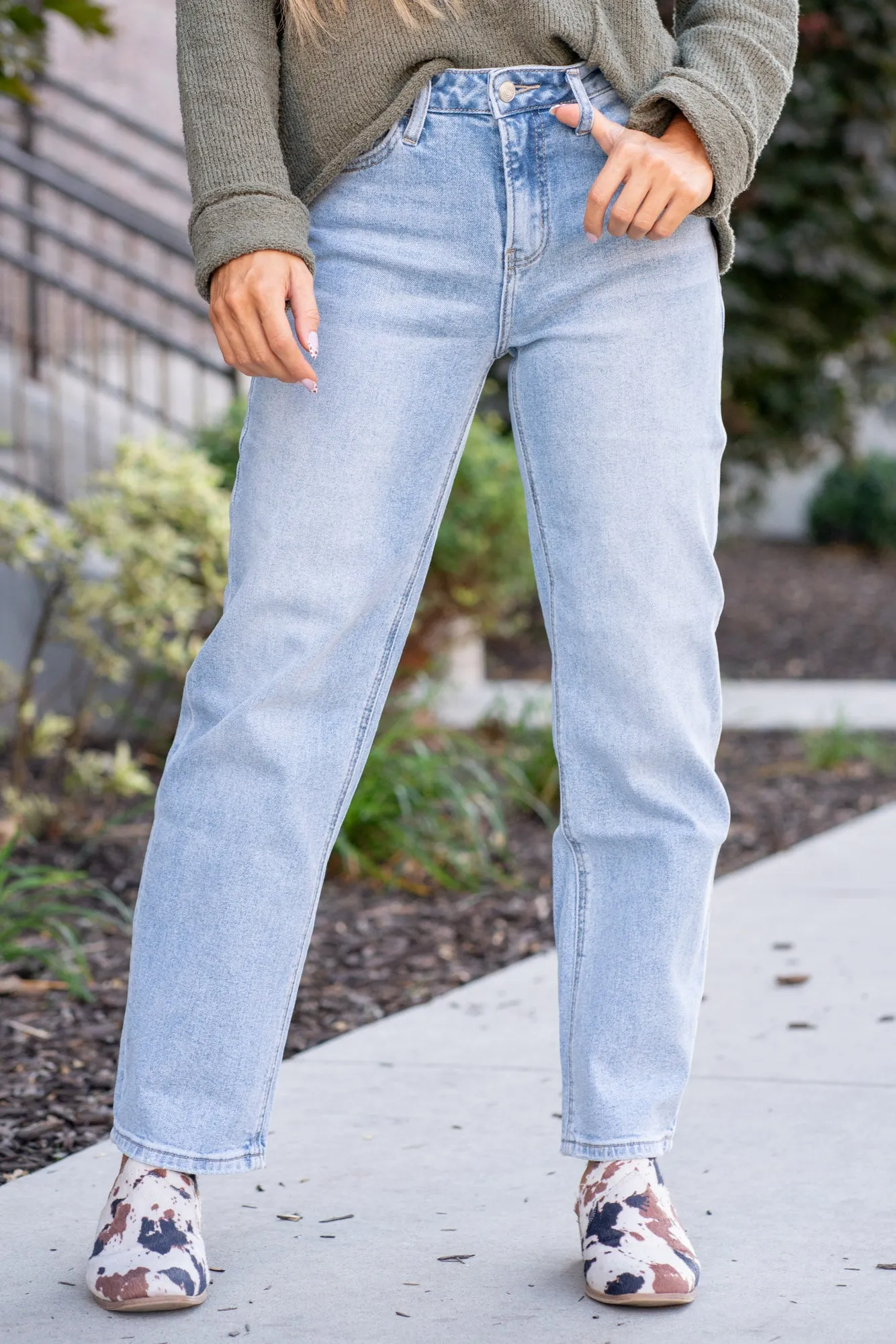 Liking Super High Rise Barrel Jeans Regular & Plus Sizes