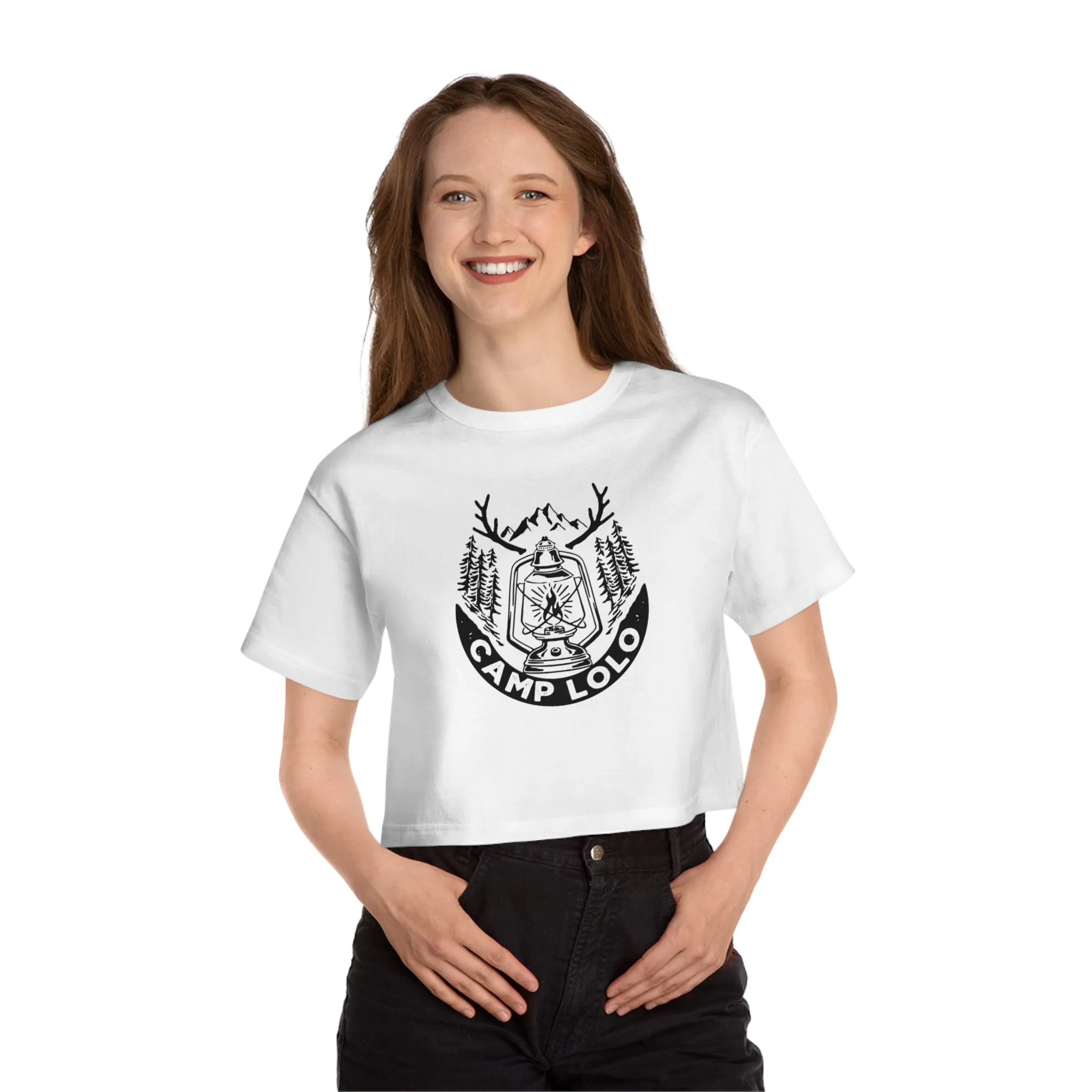 Lolo Camp Lantern Cropped T-Shirt