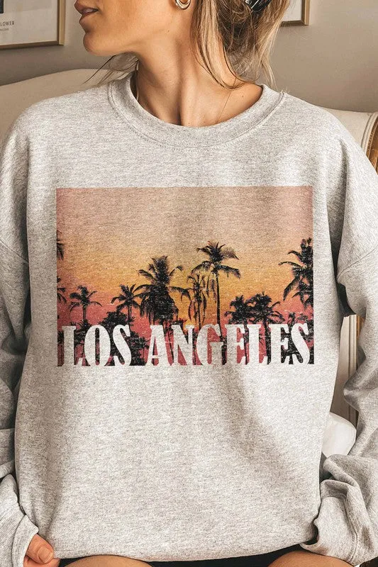 LOS ANGELES SUNSET GRAPHIC SWEATSHIRT