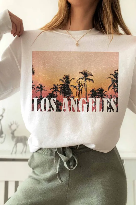 LOS ANGELES SUNSET GRAPHIC SWEATSHIRT