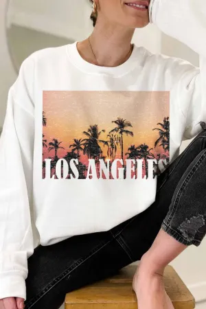 LOS ANGELES SUNSET GRAPHIC SWEATSHIRT