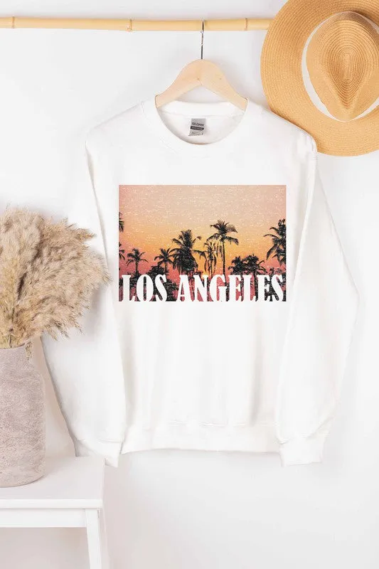 LOS ANGELES SUNSET GRAPHIC SWEATSHIRT