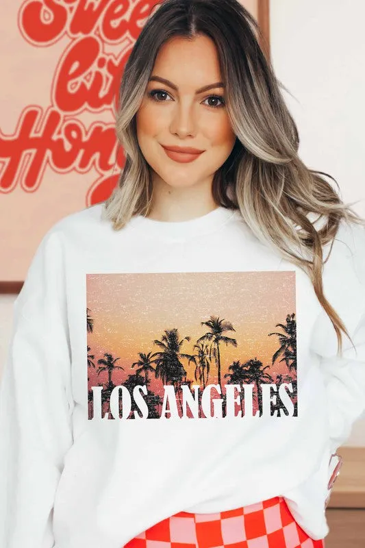 LOS ANGELES SUNSET GRAPHIC SWEATSHIRT