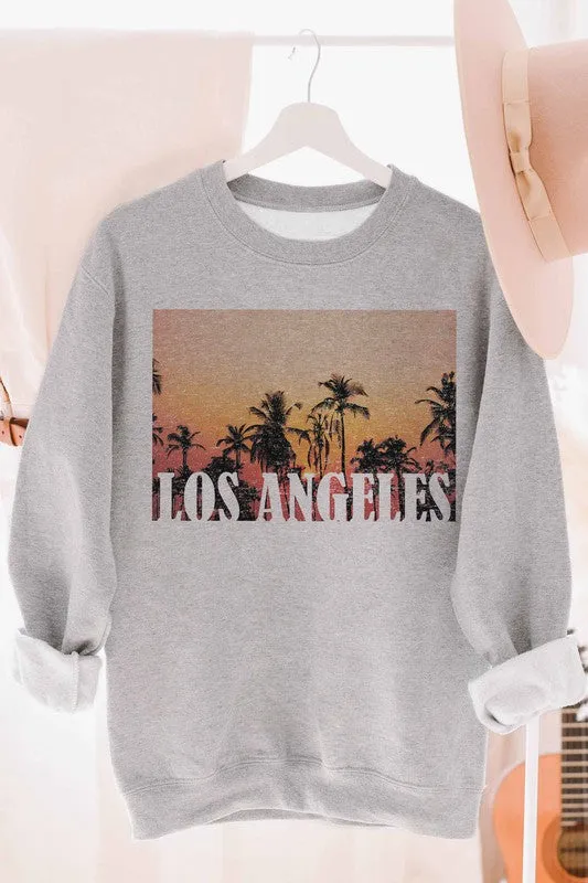 LOS ANGELES SUNSET GRAPHIC SWEATSHIRT