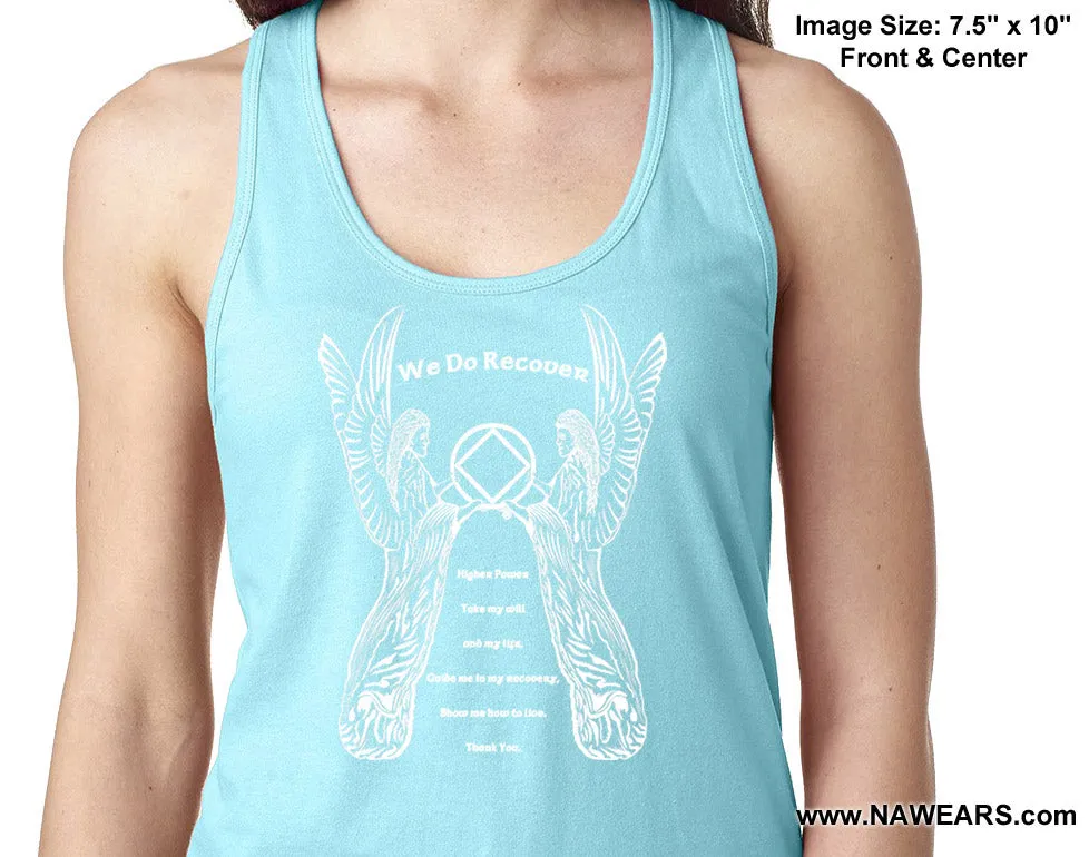 ltt- 3rd Step Angel Ladies Tank Tops