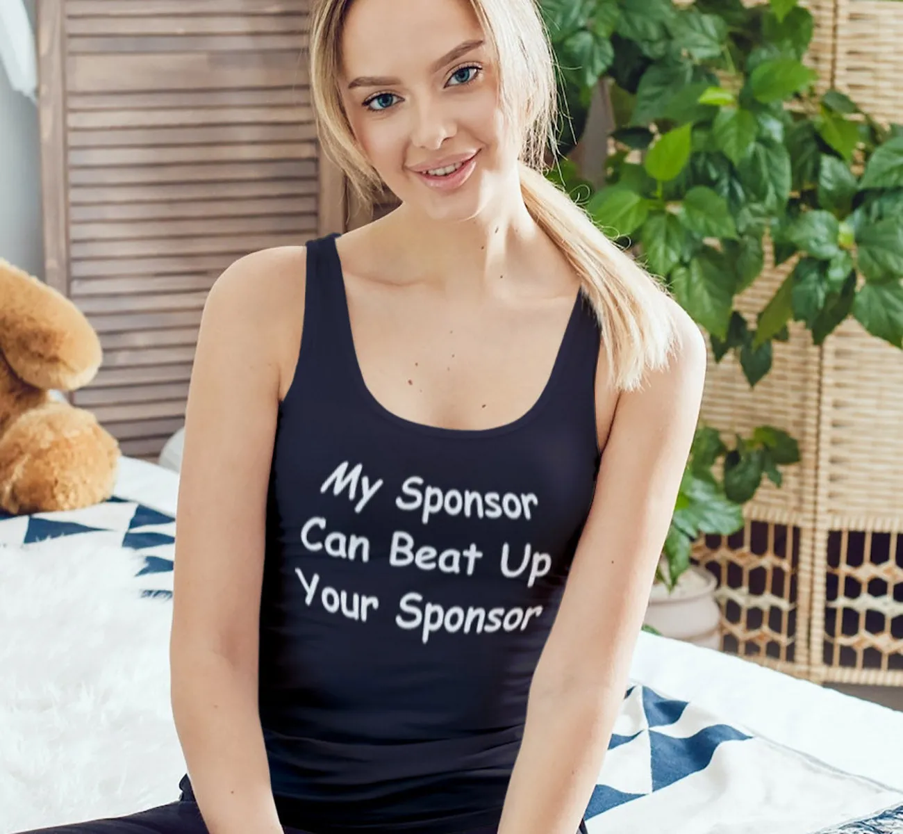 ltt- My Sponsor Can Ladies Tank Tops