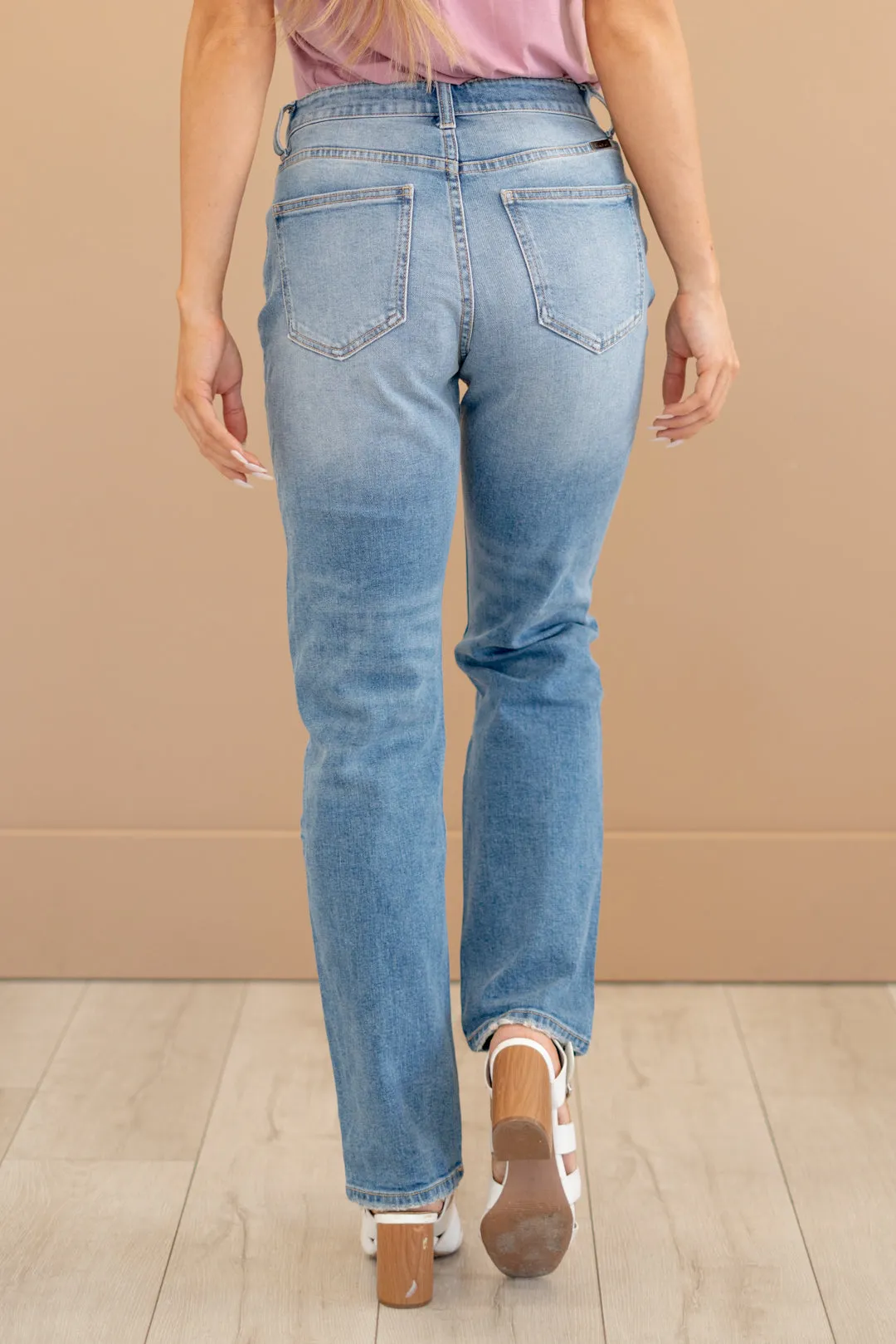 Mariko High Rise Slim Straight