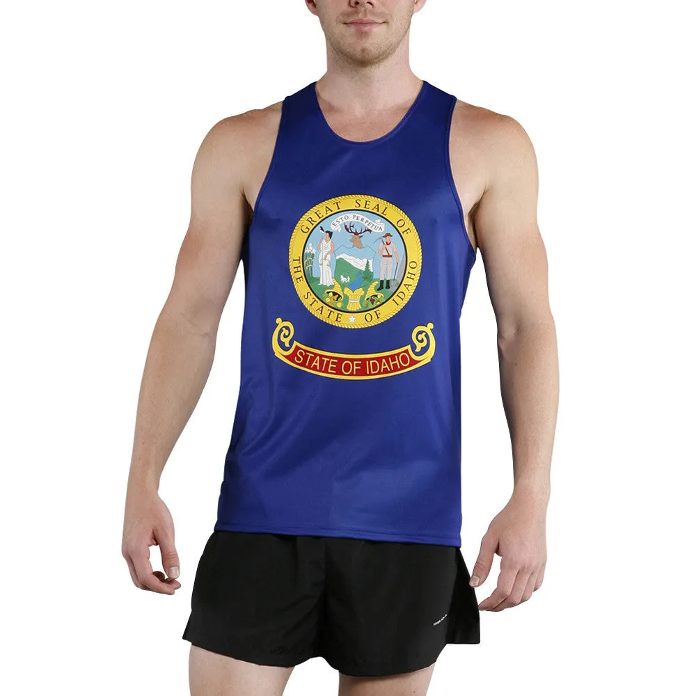 Men's Competitor Lite Printed Singlet [G-I] - Idaho