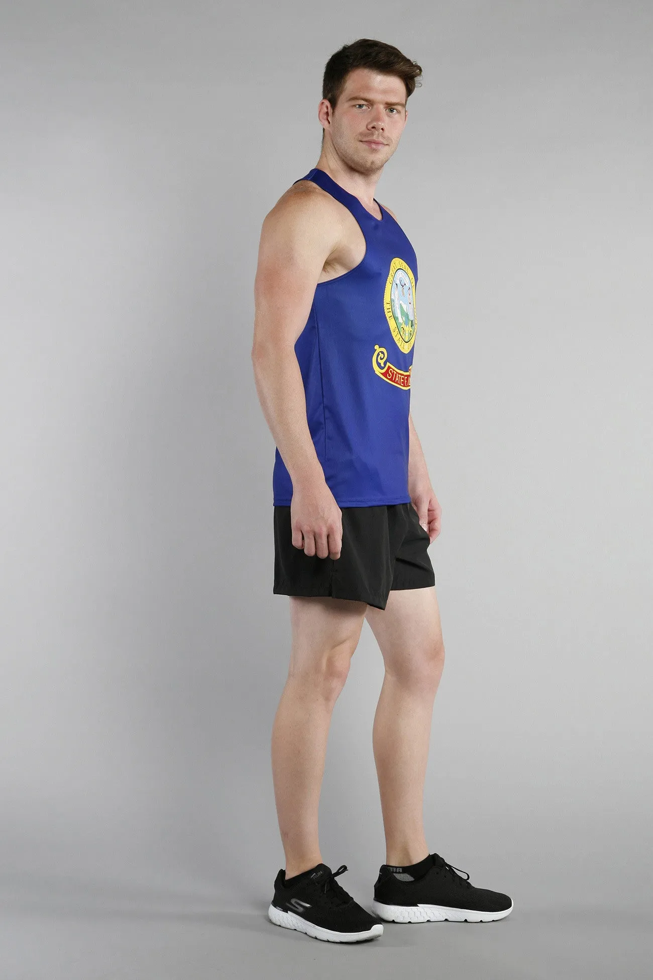 Men's Competitor Lite Printed Singlet [G-I] - Idaho