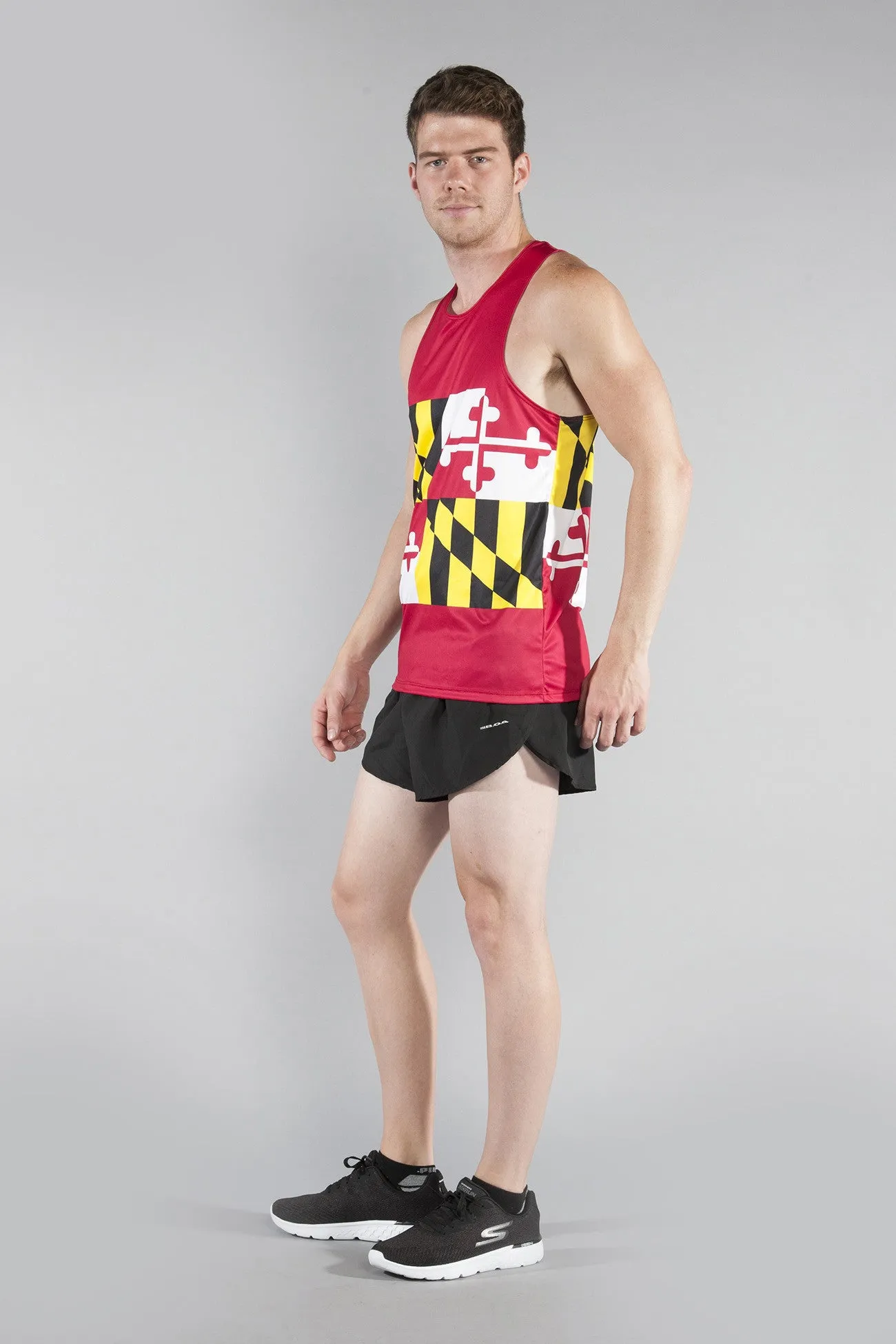 Men's Competitor Lite Printed Singlet [M] - Maryland