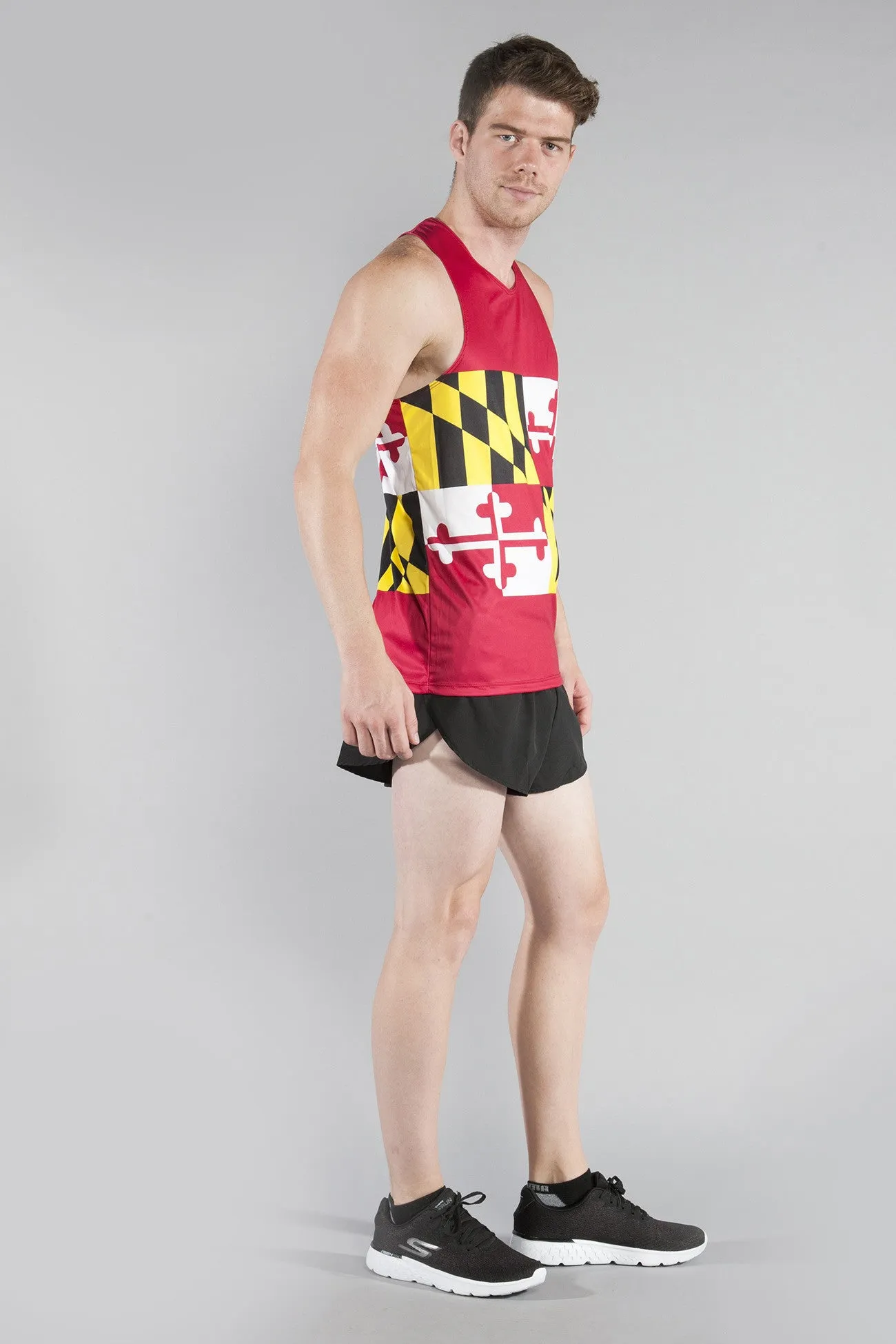 Men's Competitor Lite Printed Singlet [M] - Maryland