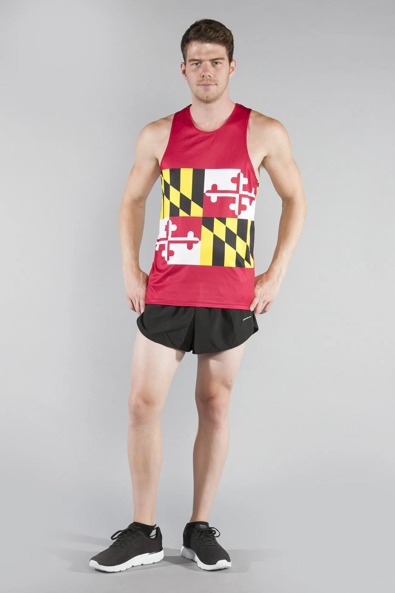 Men's Competitor Lite Printed Singlet [M] - Maryland