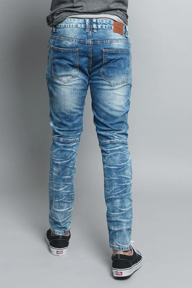 Moto Biker Denim Jeans