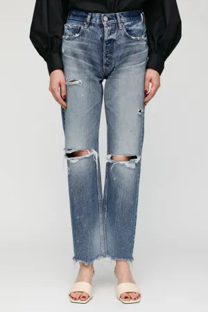 Moussy - MV Odessa Wide Straight in Dark Blue