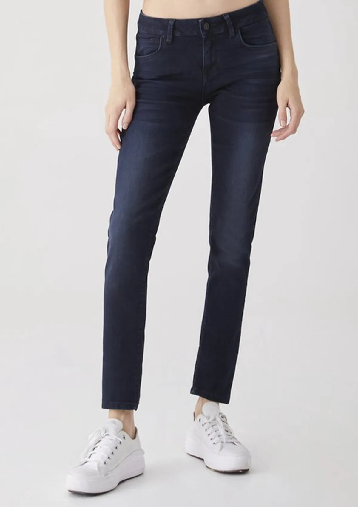 Nicole Parvin Mid Rise Skinny Jean