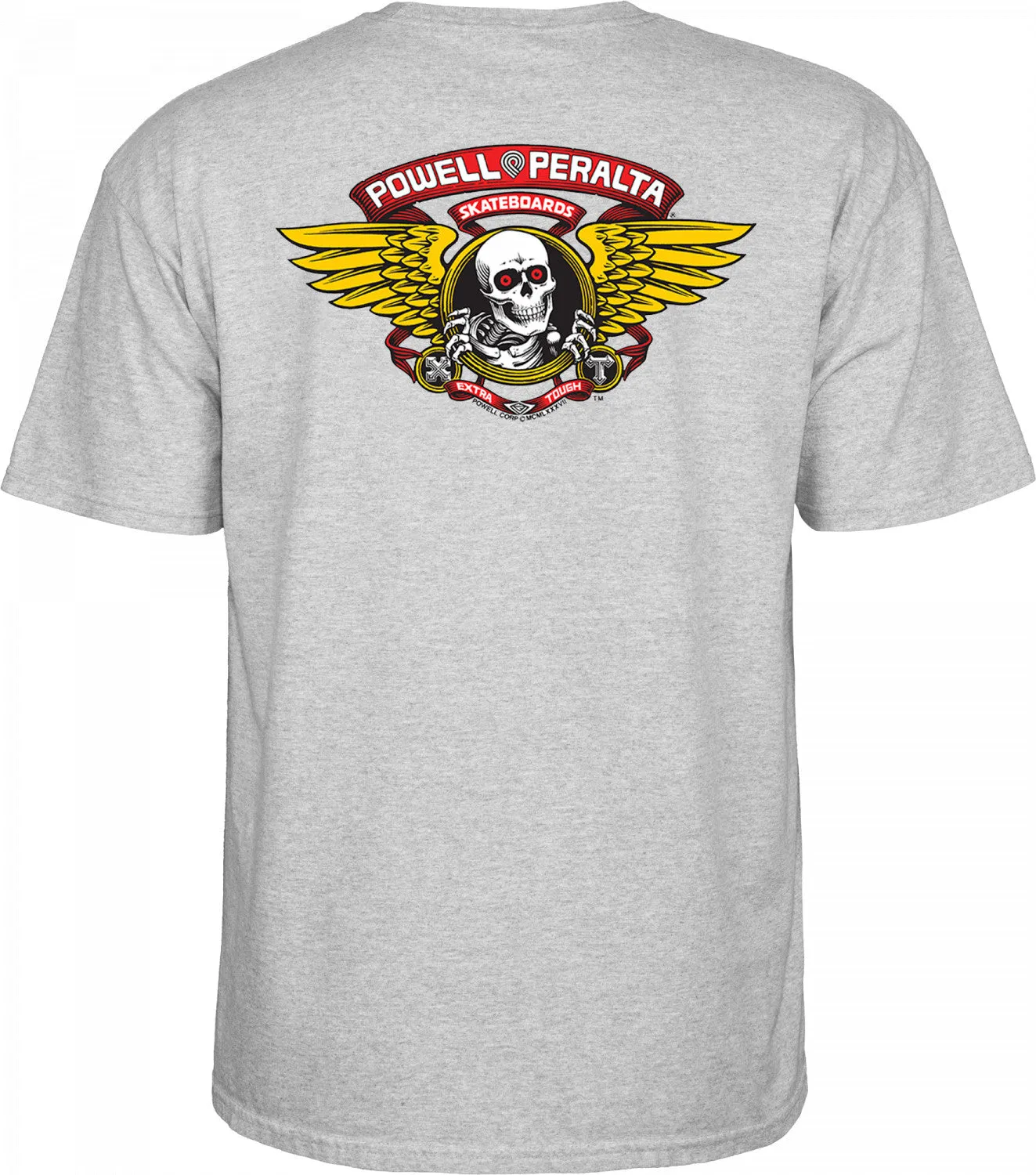 Powell Peralta Winged Ripper T-shirt - Gray