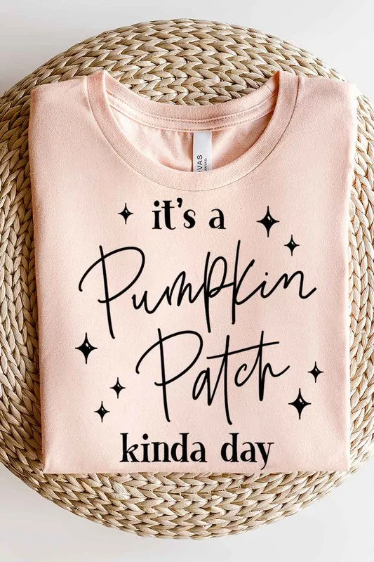 PUMPKIN PATCH DAY T SHIRT PLUS SIZE